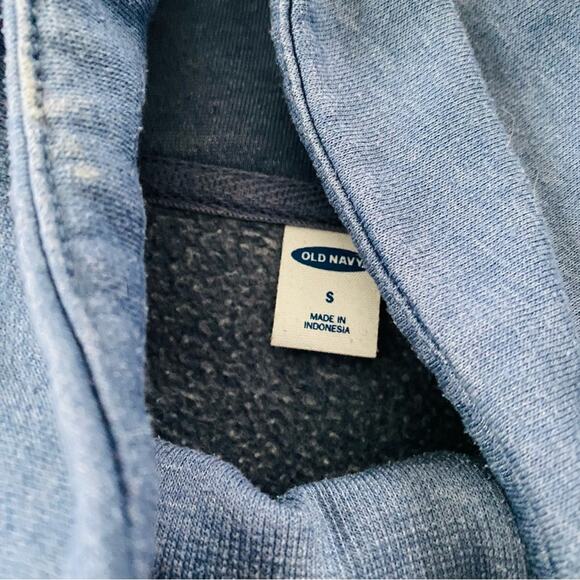 Old Navy | Oversized Funnel Neck Drop Shoulder Pullover GUC S Blue - Picture 2 of 7